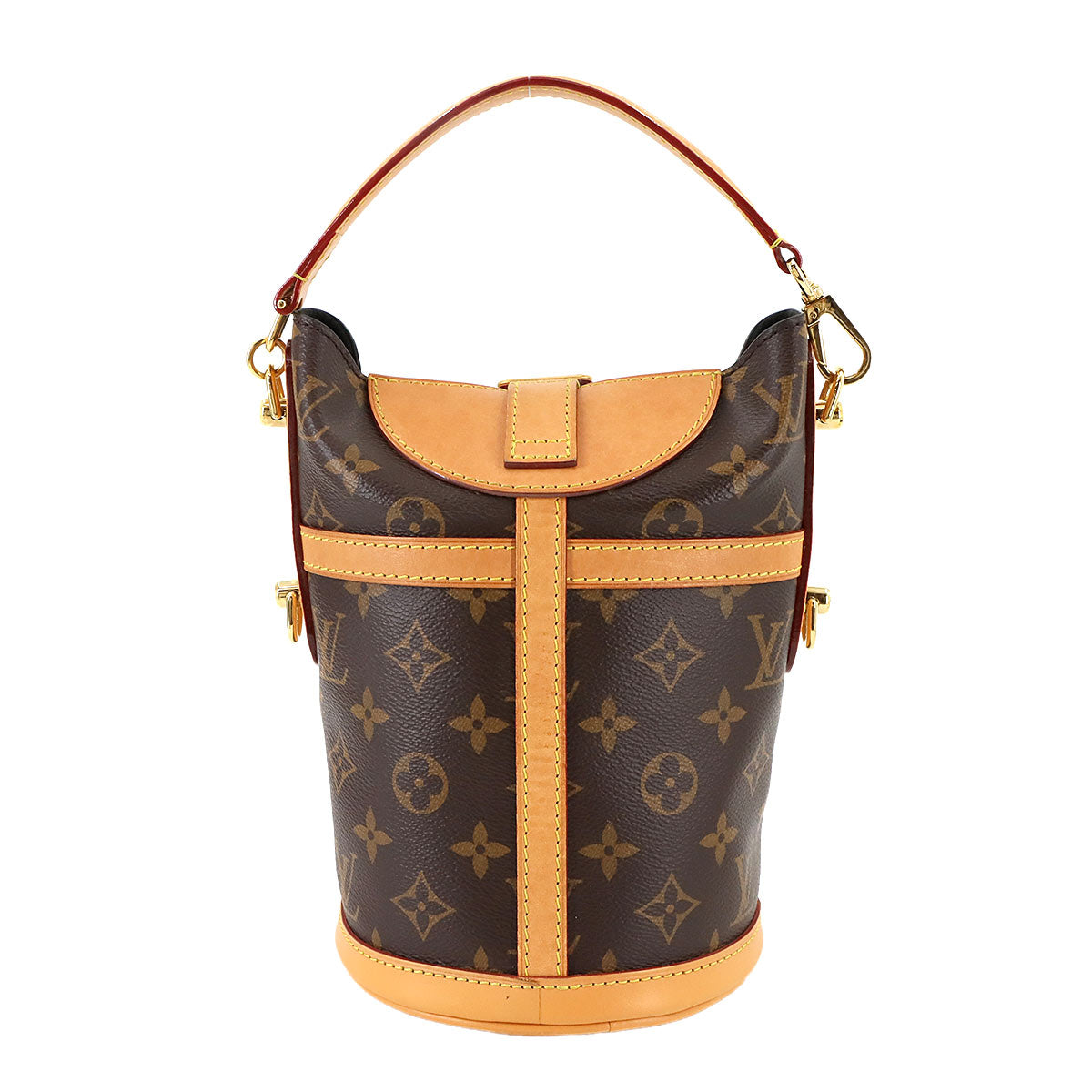 Monogram Duffle Bag Hand Shoulder Bag Brown M43587