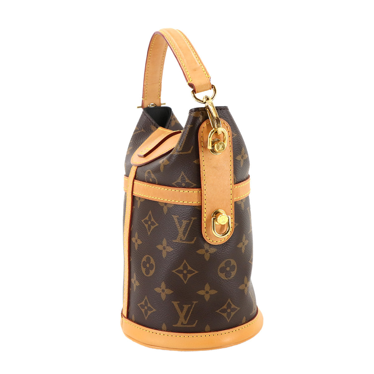 Monogram Duffle Bag Hand Shoulder Bag Brown M43587
