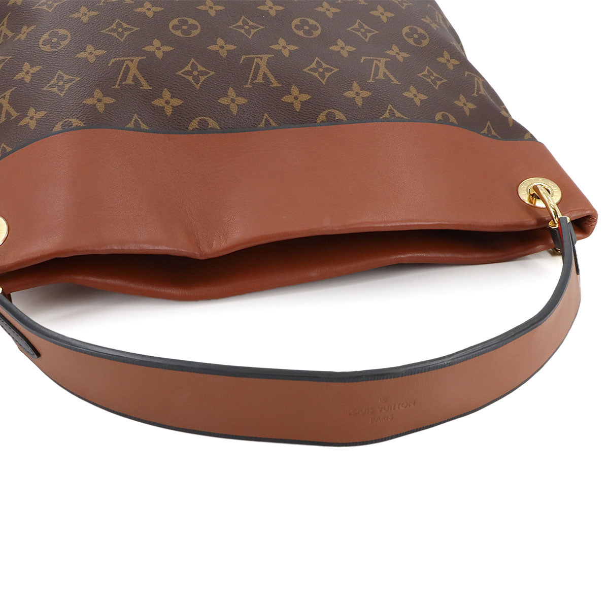 Monogram Tuileries Hobo Shoulder Bag Caramel Brown M43155