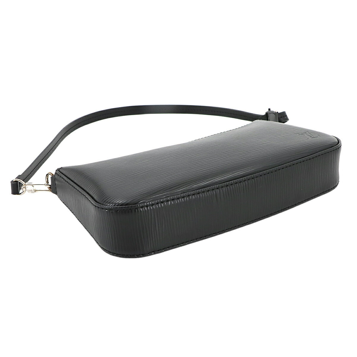 Epi Pochette Accessoires Hand Bag Leather Noir M40632