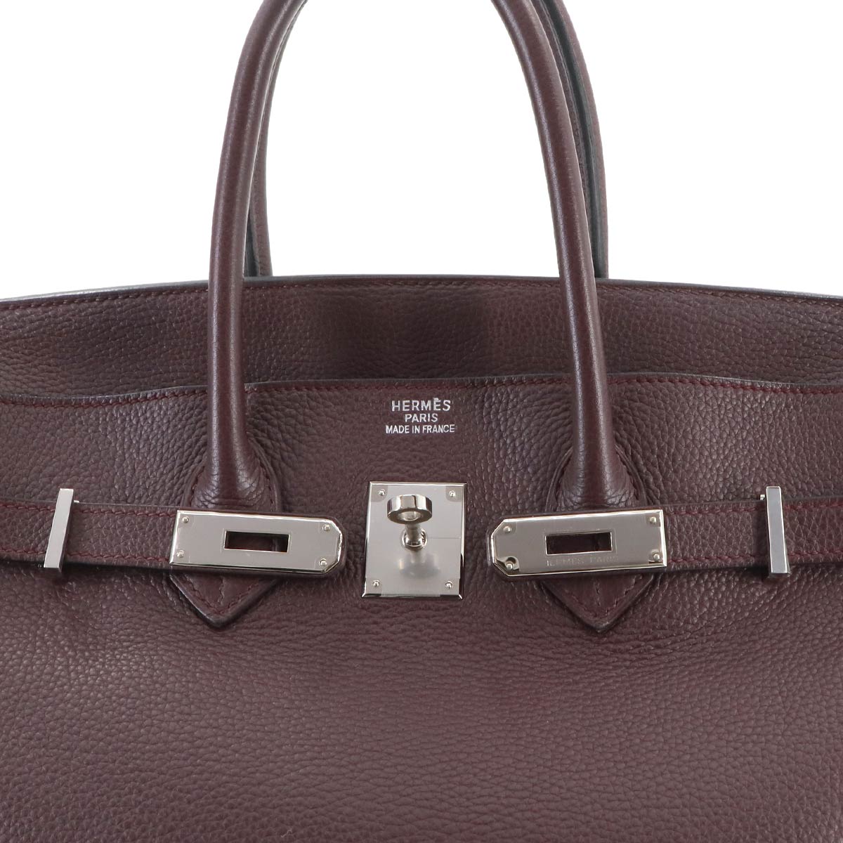 Birkin 35 Togo Rouge H Hand Bag Purse