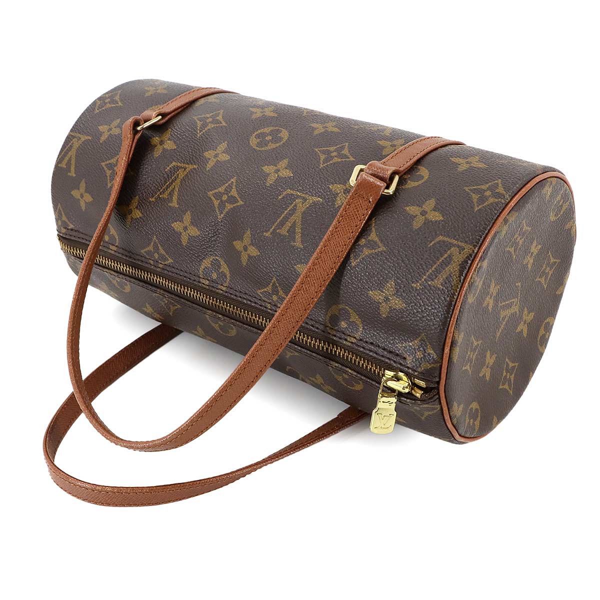 LOUIS VUITTON Monogram Papillon 26 Hand Bag Brown M51366 Purse
