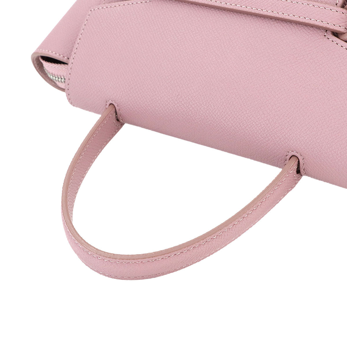 Belt Bag Nano 2way Hand Shoulder Bag Leather Pink 185003