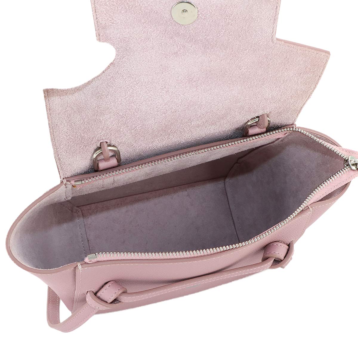 Belt Bag Nano 2way Hand Shoulder Bag Leather Pink 185003