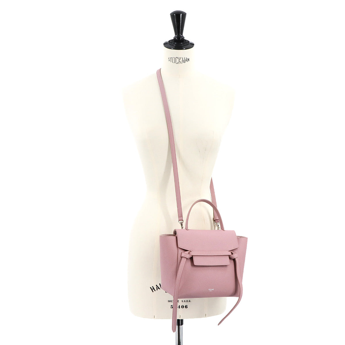 Belt Bag Nano 2way Hand Shoulder Bag Leather Pink 185003