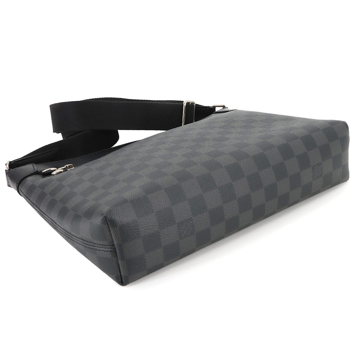 Damier Graphite Mick PM NM Shoulder Bag Black Gray N40003