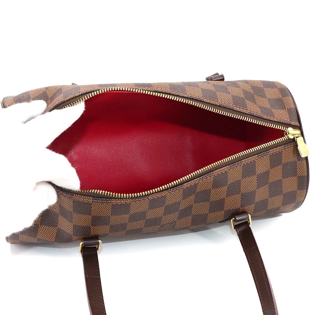 Damier Papillon 30 Hand Bag Ebene N51303 Pouch Purse