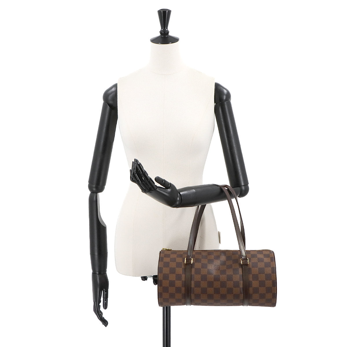 Damier Papillon 30 Hand Bag Ebene N51303 Pouch Purse