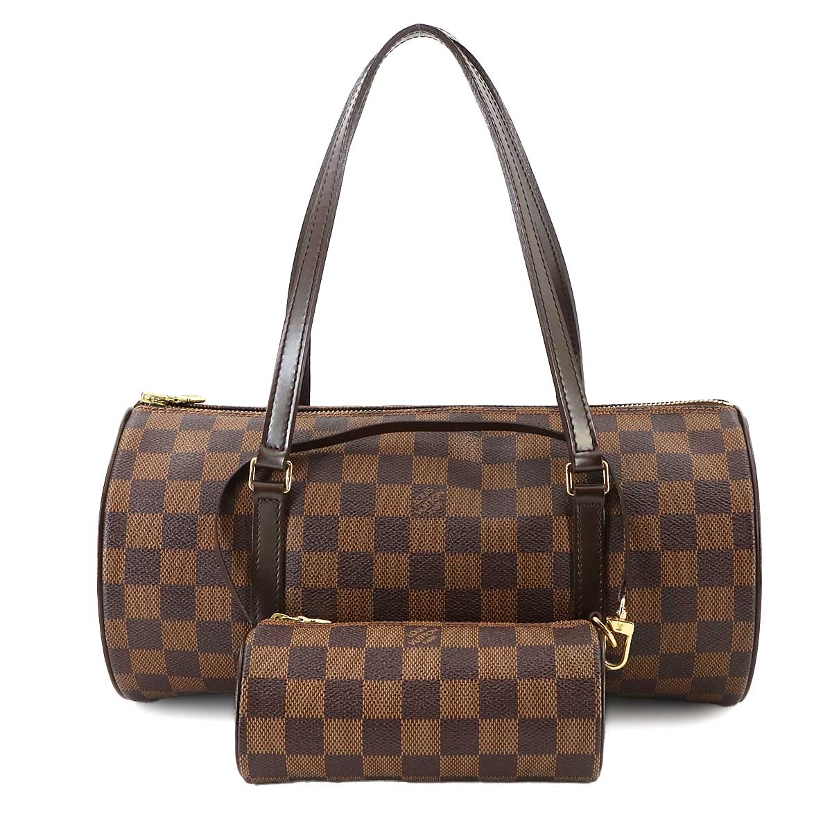 Damier Papillon 30 Hand Bag Ebene N51303 Pouch Purse