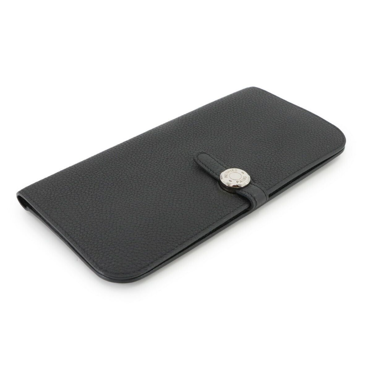 Dogon Long Wallet Togo Black Purse