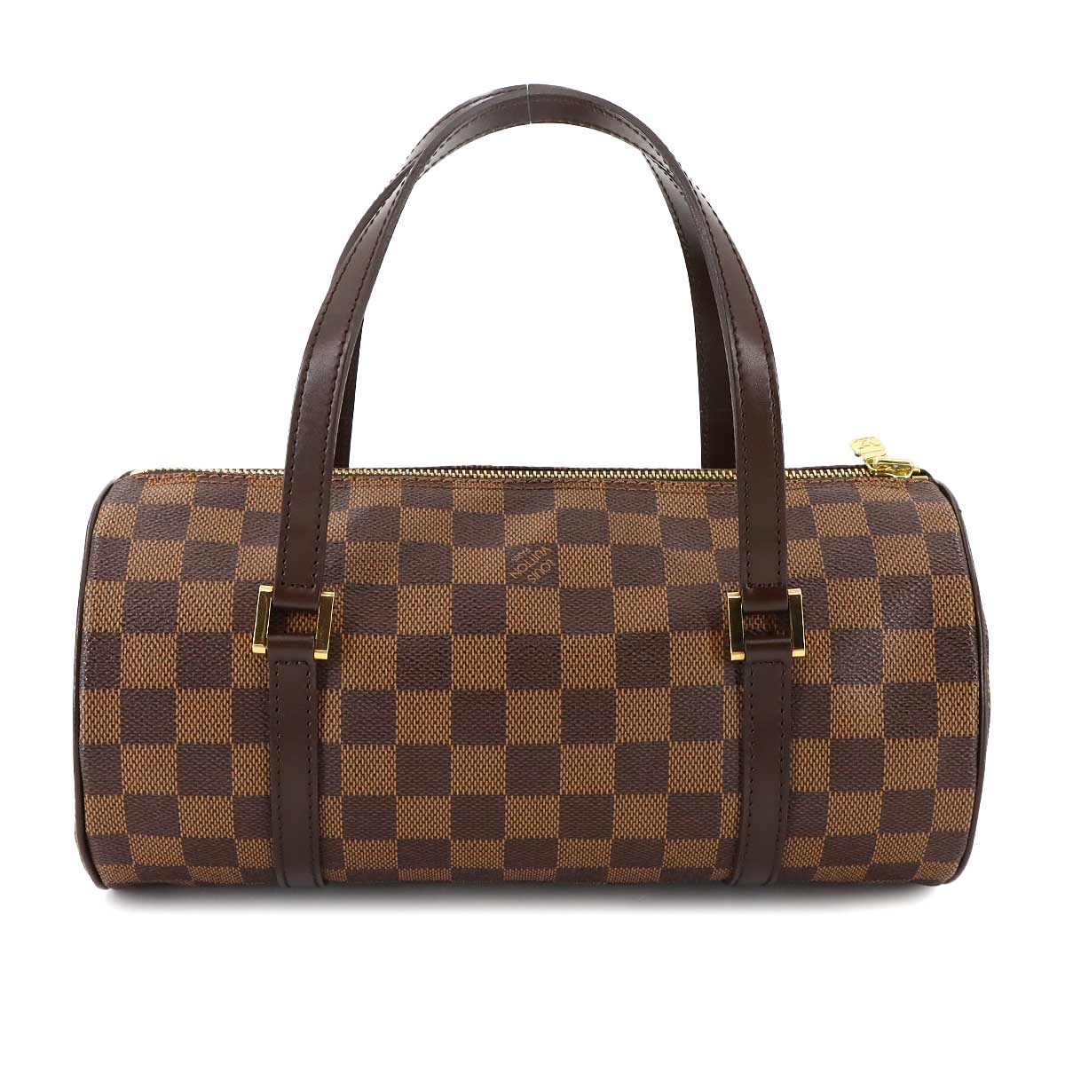 Damier Papillon PM Hand Bag Ebene N51304 Brown Purse
