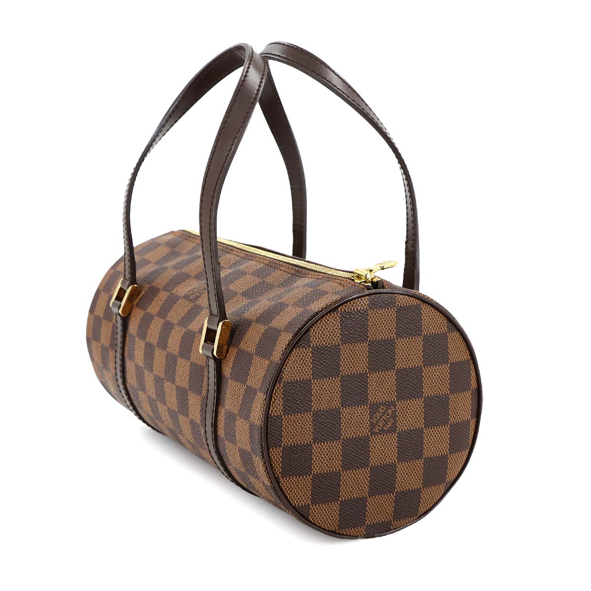 Damier Papillon PM Hand Bag Ebene N51304 Brown Purse