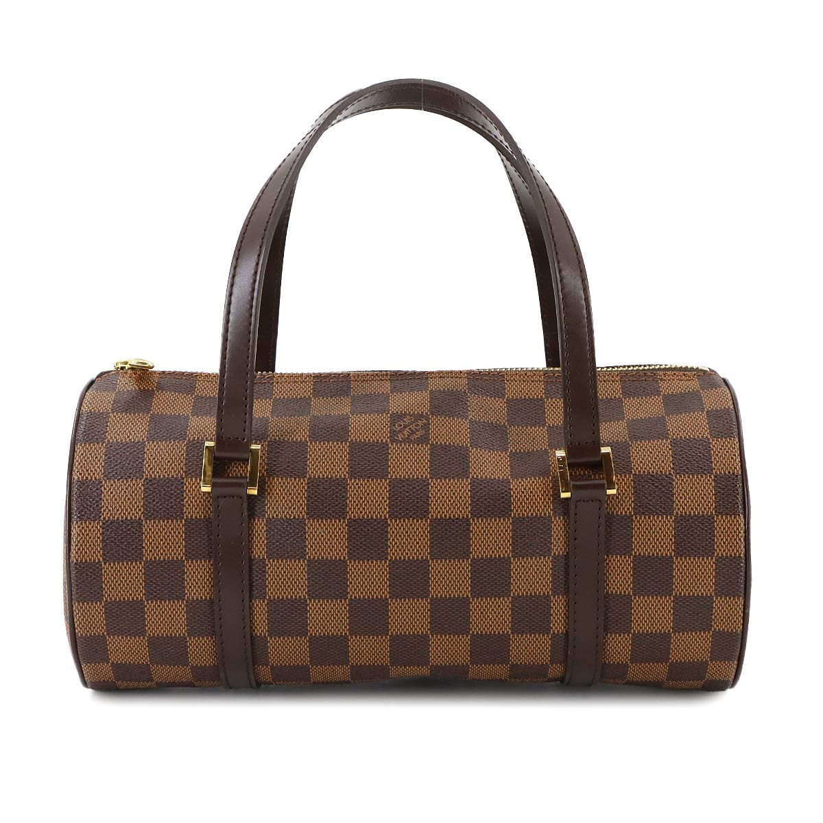 Damier Papillon PM Hand Bag Ebene N51304 Brown Purse