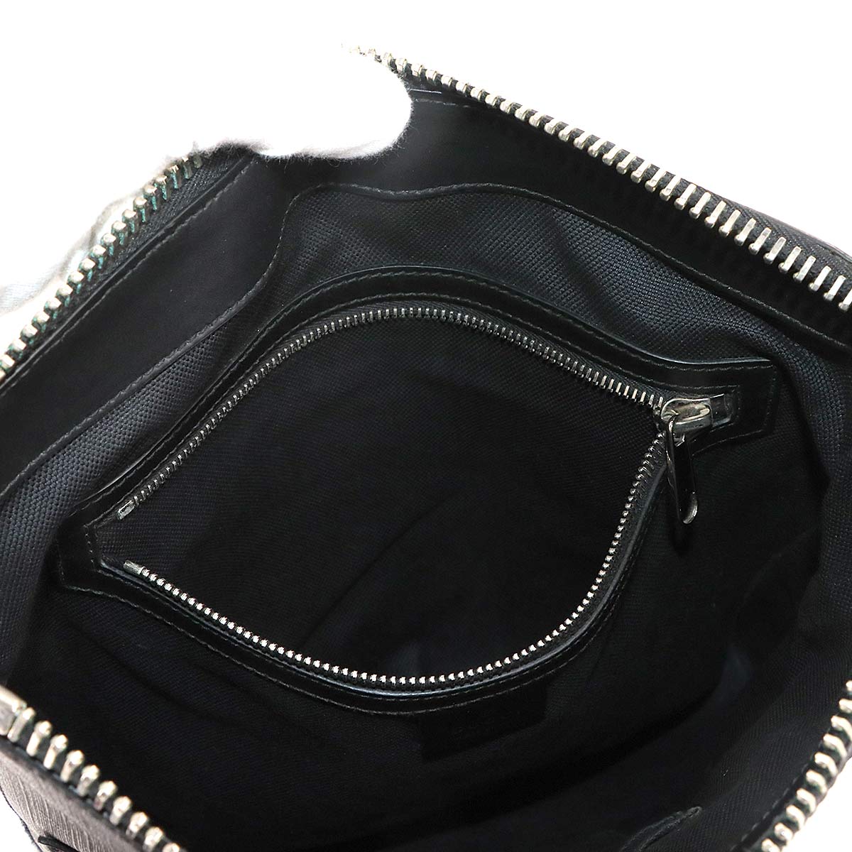 GG Supreme Messenger Shoulder Bag Black 474137 Purse
