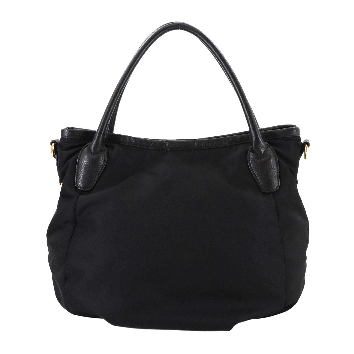 2way Hand Shoulder Bag Nylon Leather Nero Black BR4420 Purse