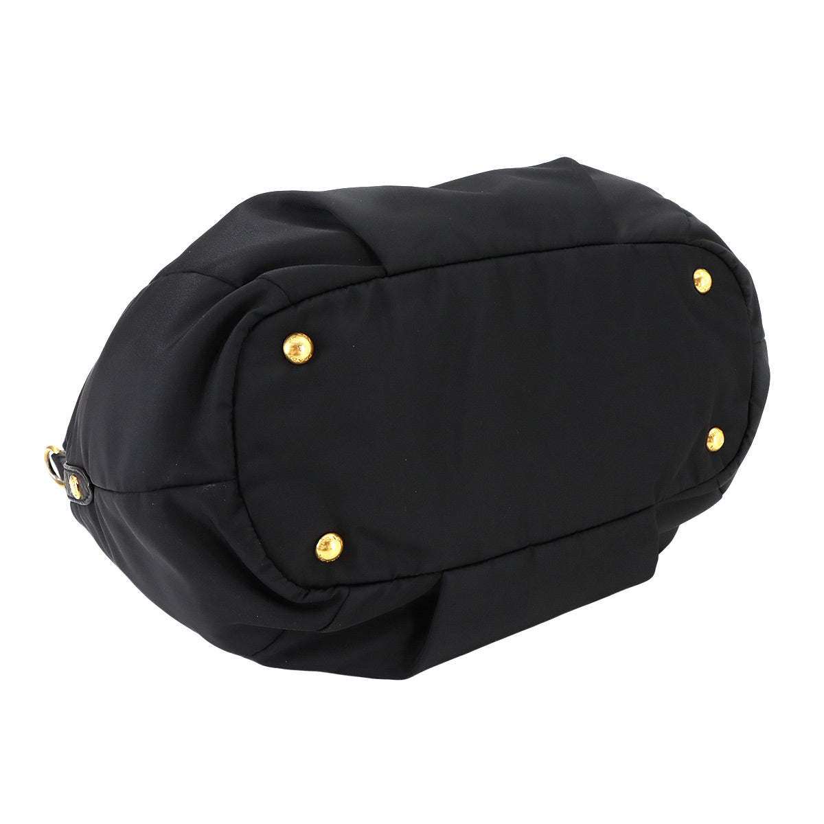 2way Hand Shoulder Bag Nylon Leather Nero Black BR4420 Purse