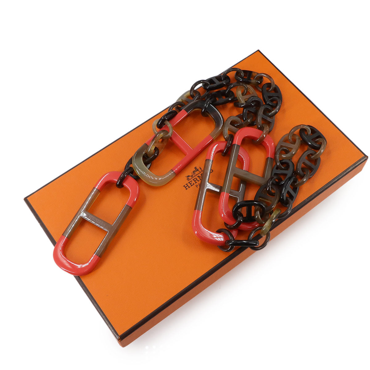 Amarre Necklace Buffalo Horn Brown Pink