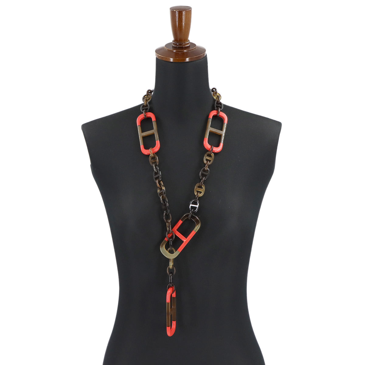 Amarre Necklace Buffalo Horn Brown Pink