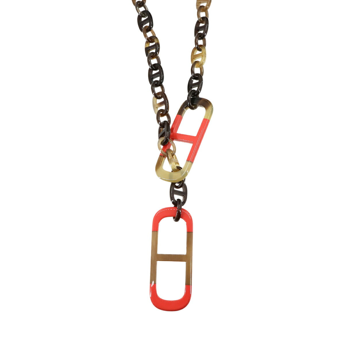 Amarre Necklace Buffalo Horn Brown Pink