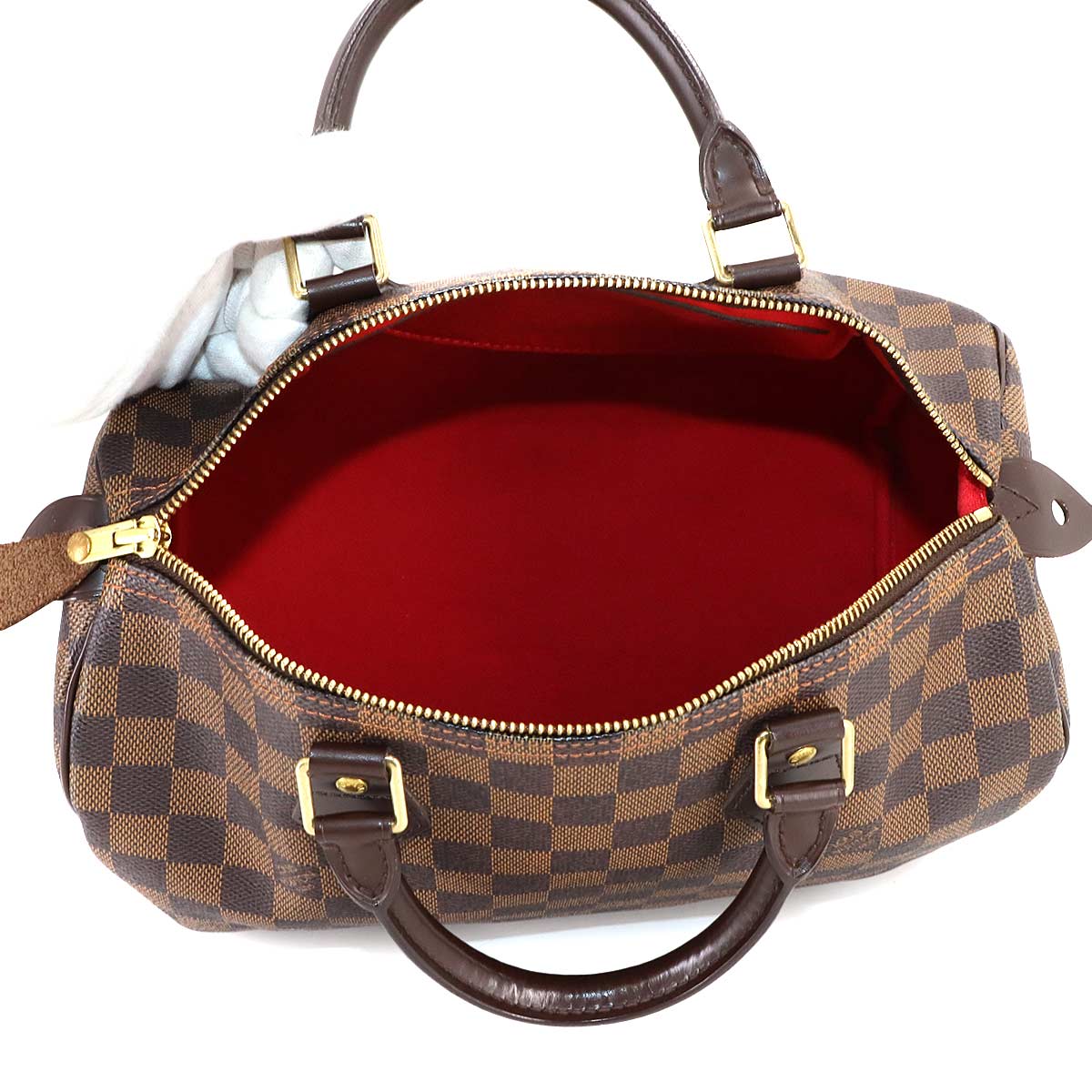 Damier Speedy 30 Hand Bag Ebene N41531 Brown Purse