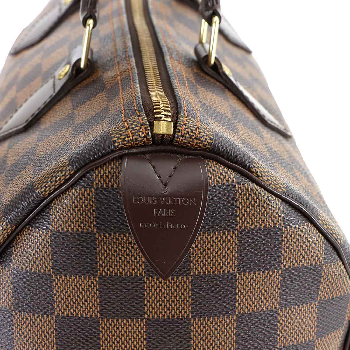 Damier Speedy 30 Hand Bag Ebene N41531 Brown Purse