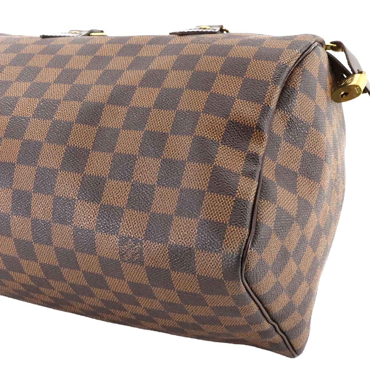 Damier Speedy 30 Hand Bag Ebene N41531 Brown Purse