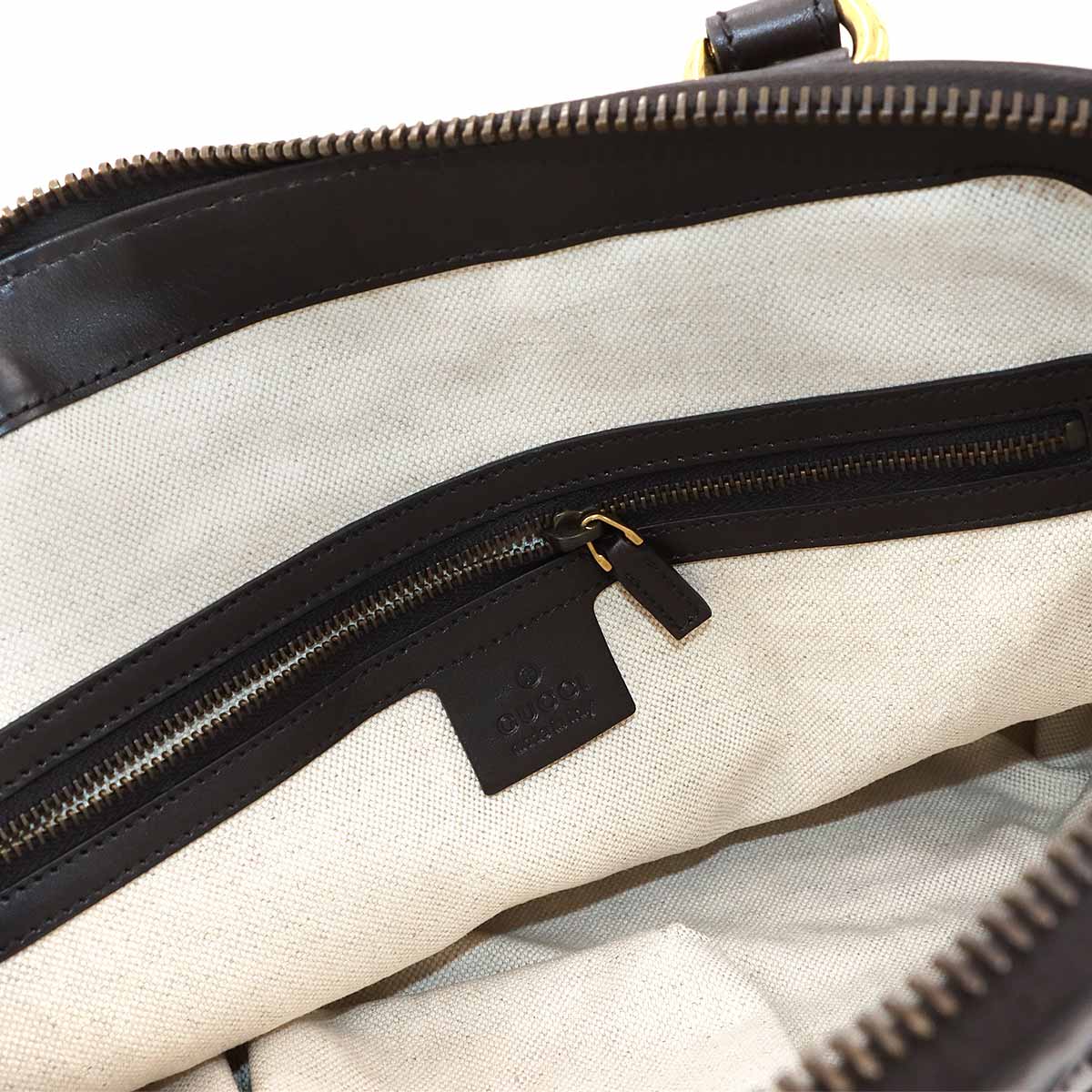 GG Canvas Scarlett 2way Tote Shoulder Bag Leather Beige 282299