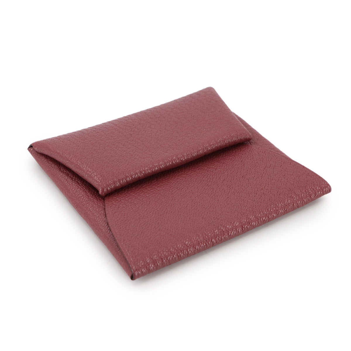 Bastia Coin Case Purse Chevre Rose Wood Bois de Rose