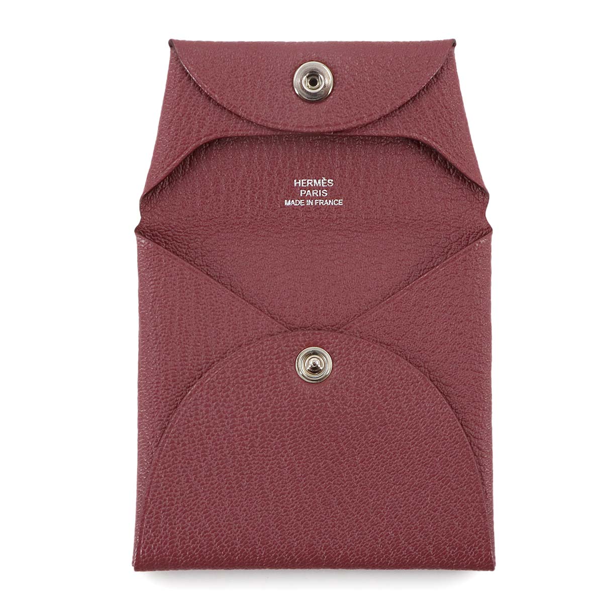Bastia Coin Case Purse Chevre Rose Wood Bois de Rose