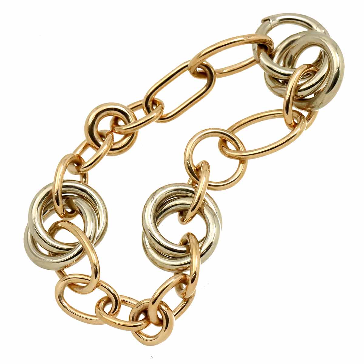 Chain Bracelet 18K PG WG 750