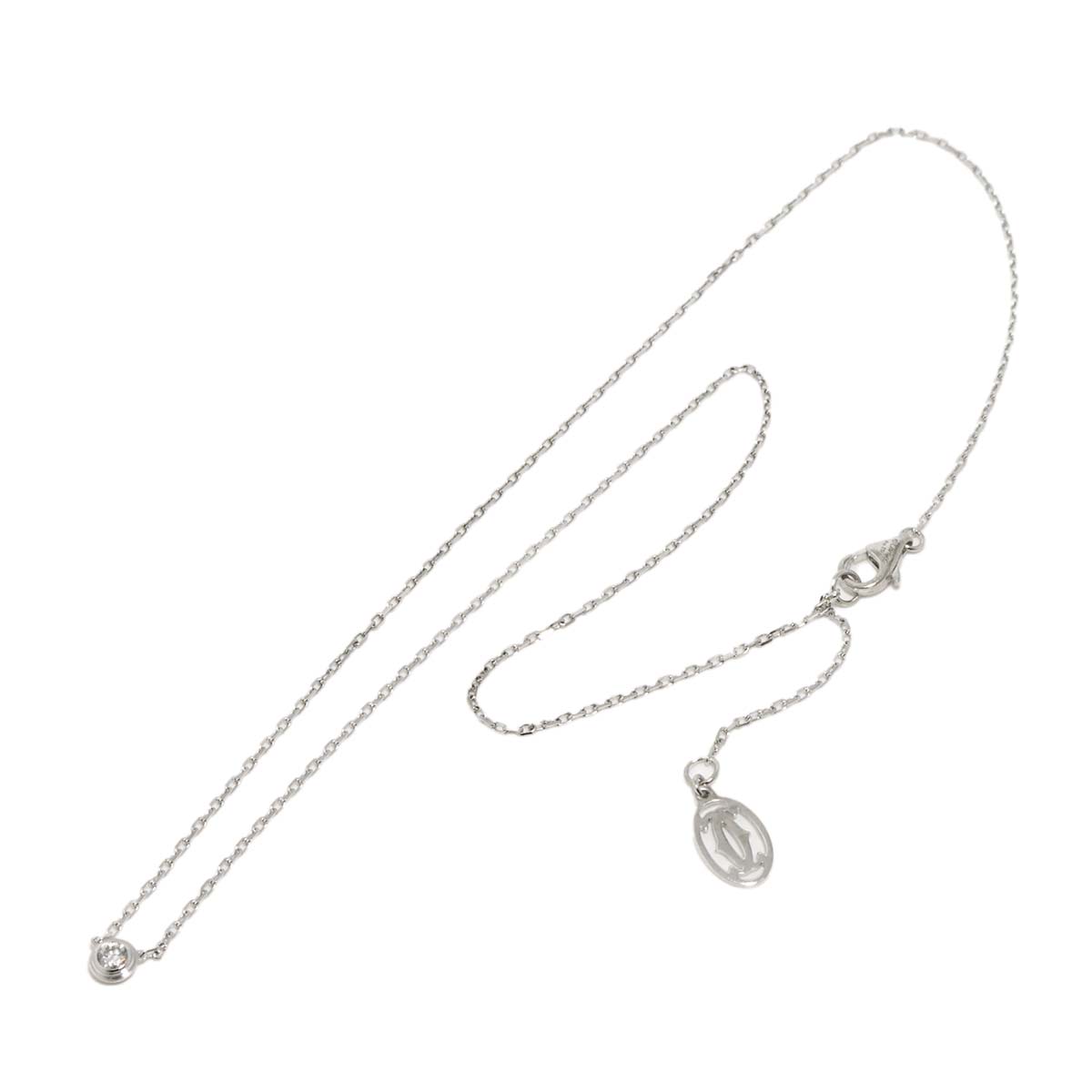 d Amour SM Diamond Necklace 18K WG 750