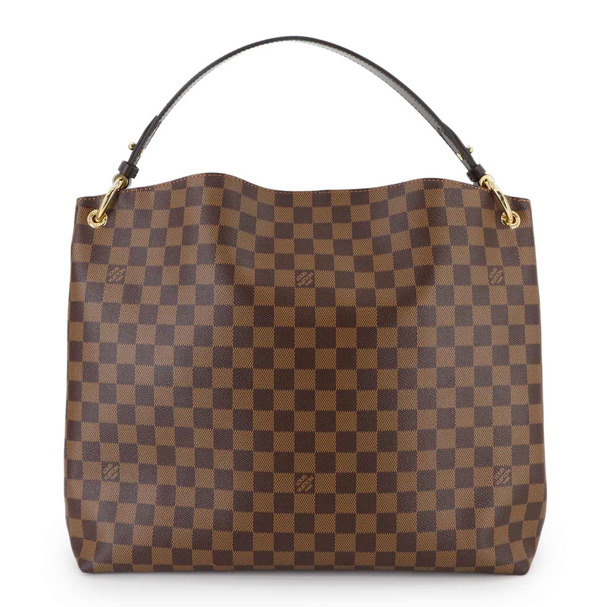 Damier Graceful MM Shoulder Bag Ebene N44045 Purse