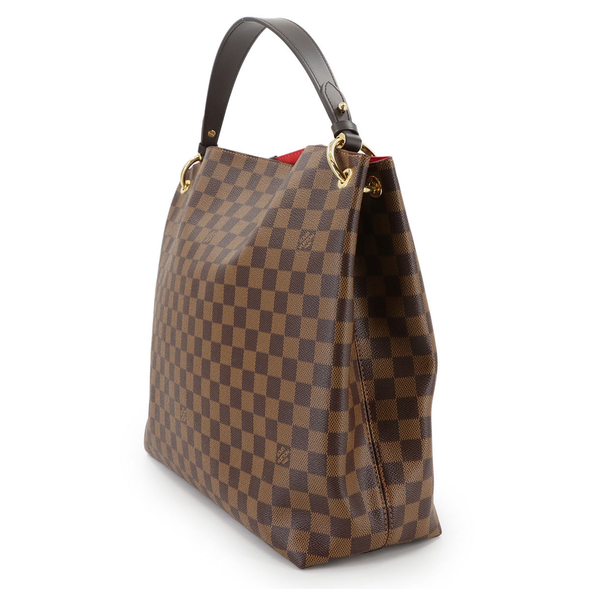 Damier Graceful MM Shoulder Bag Ebene N44045 Purse