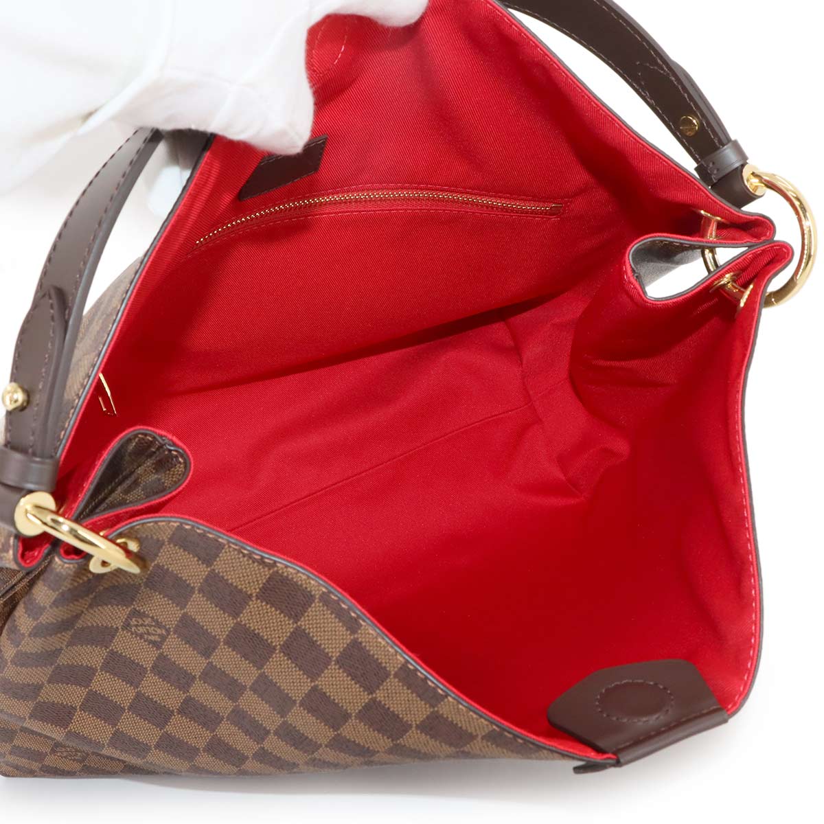 Damier Graceful MM Shoulder Bag Ebene N44045 Purse