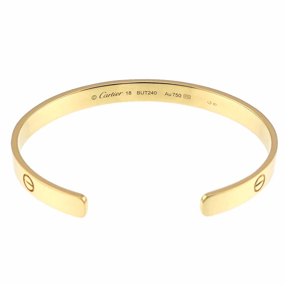 Love Bracelet Open 18K Yellow Gold 750 Size18