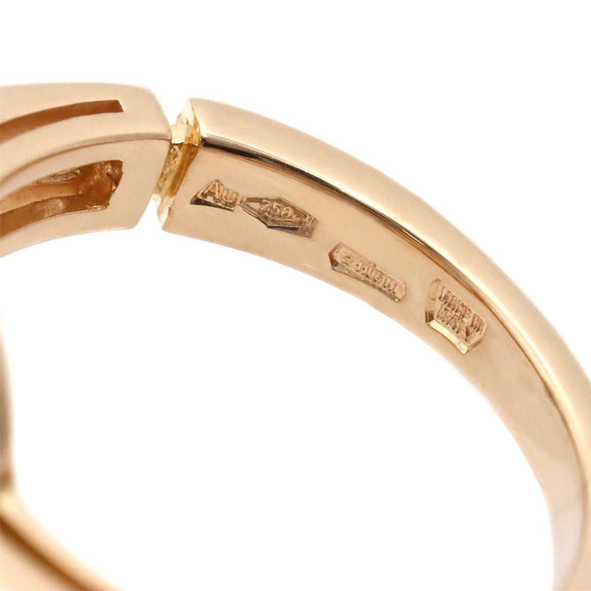 BVLGARIBVLGARI Diamond Ring 18K PG 750 4.5-4.75(US)