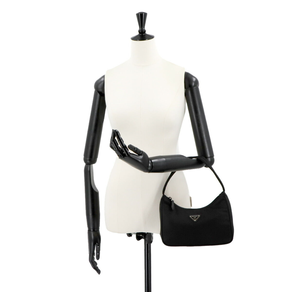 Re-Edition 2000 Mini Hand Bag Nylon Nero Black 1NE515