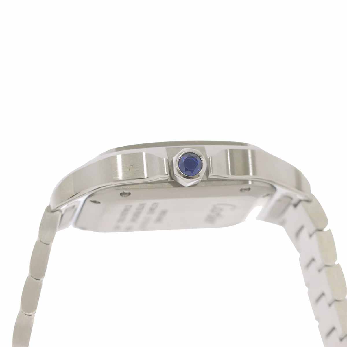 Santos De Cartier W4SA0006 Automatic Bazel Diamond Boys Watch