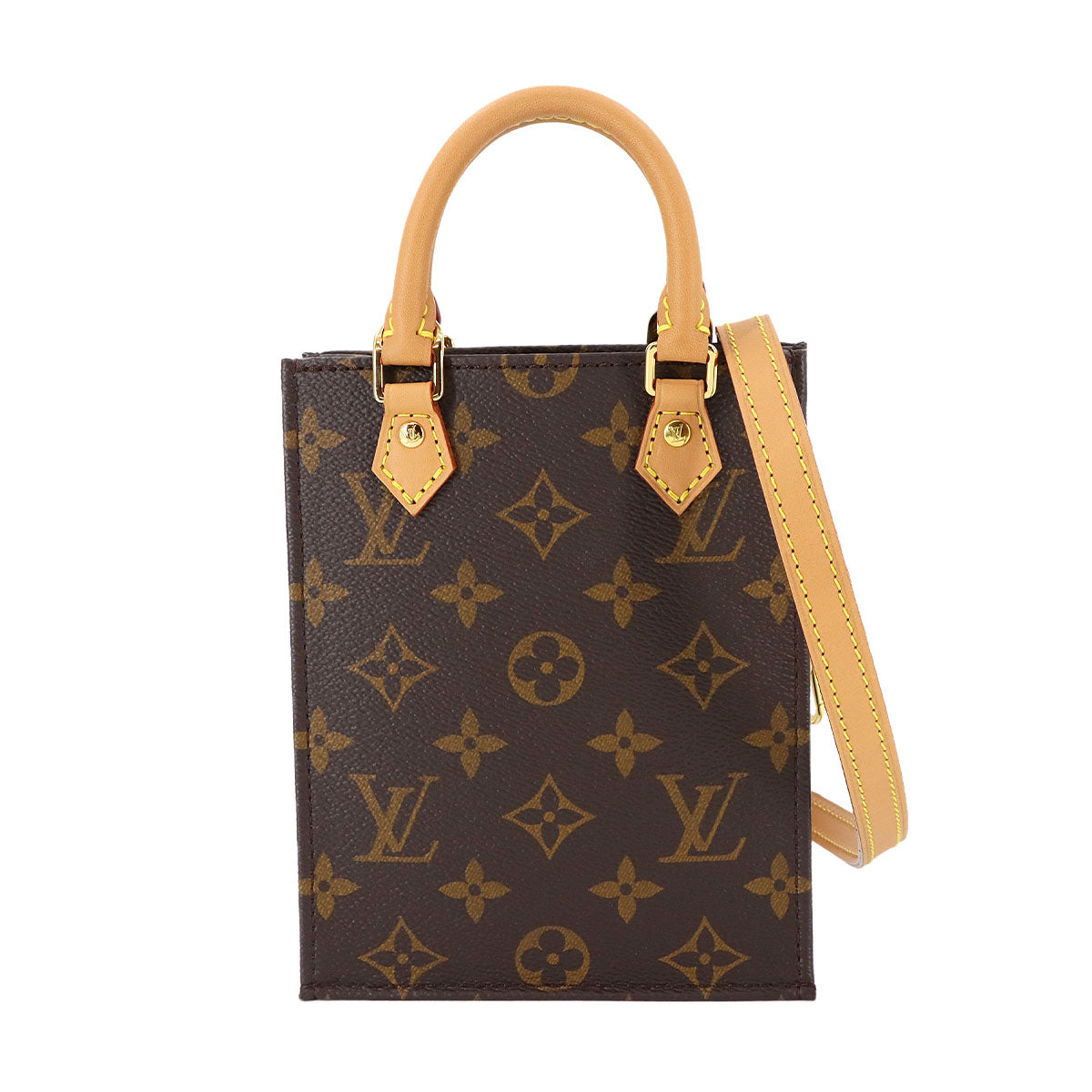Monogram Petit Sac Plat 2way Hand Shoulder Bag M81295