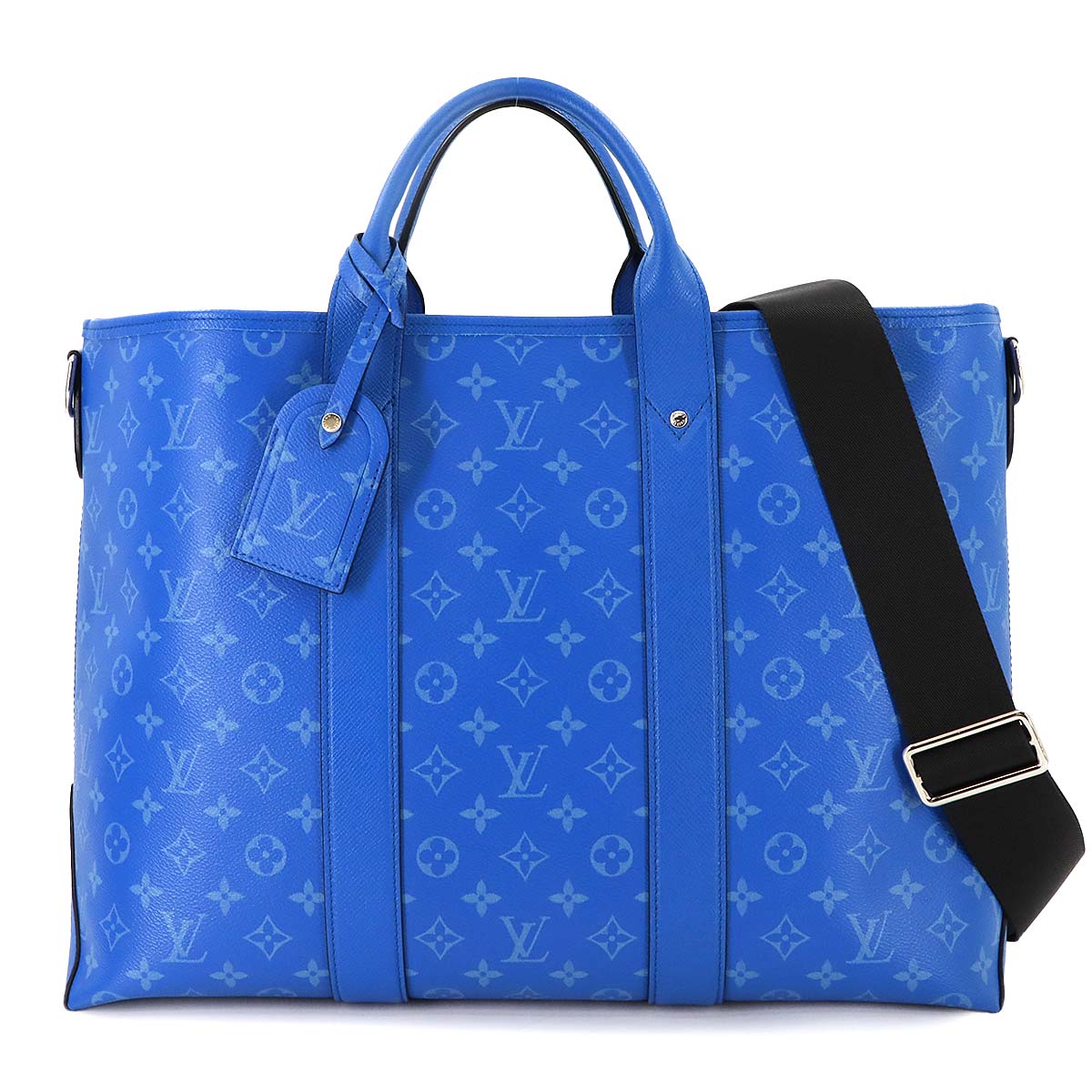Taigarama Weekend Tote NM Shoulder Bag Blue M31010 Purse