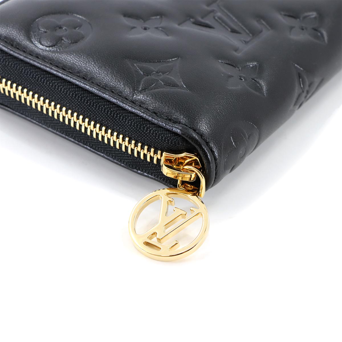 Monogram Zippy Wallet Leather Noir M81510 Purse