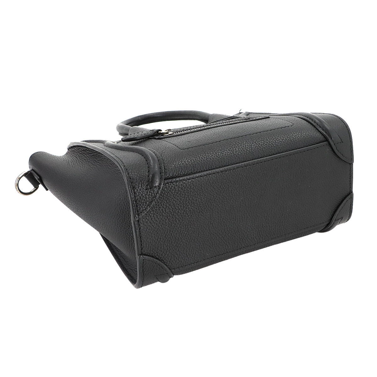 Luggage Nano Shopper Hand Shoulder Bag Leather Black 168243