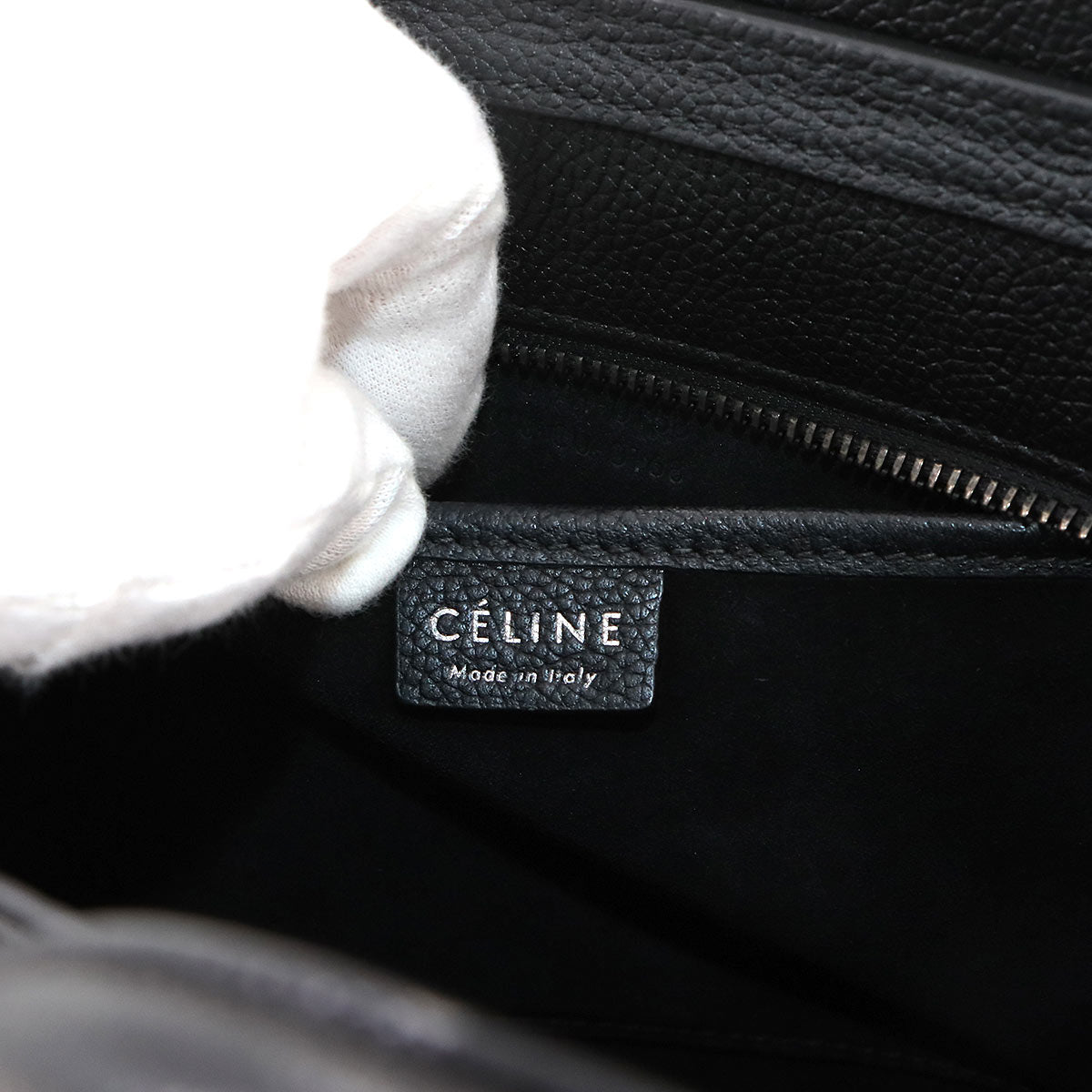 Luggage Nano Shopper Hand Shoulder Bag Leather Black 168243