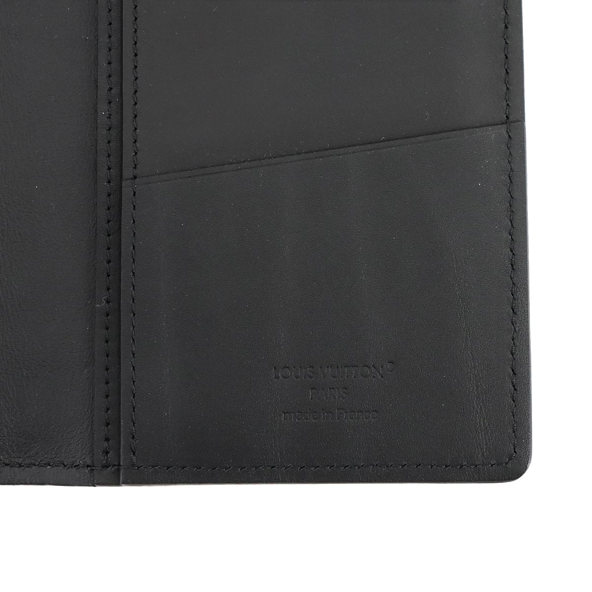Aerogram Brazza Wallet Leather Noir M69980 Black