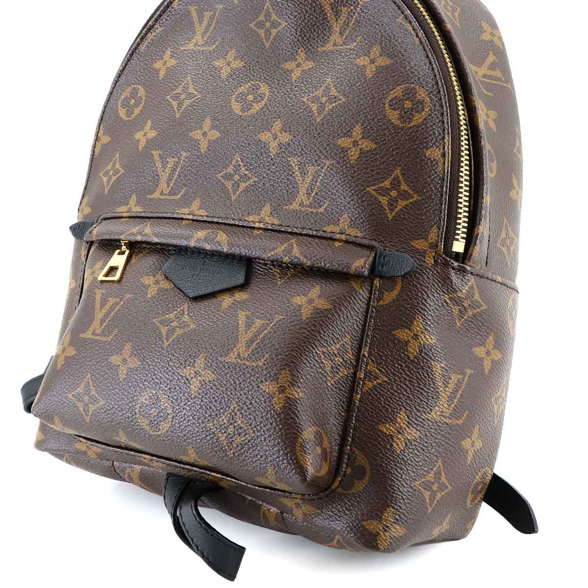 Monogram Palm Springs Backpack PM Leather Brown M44871
