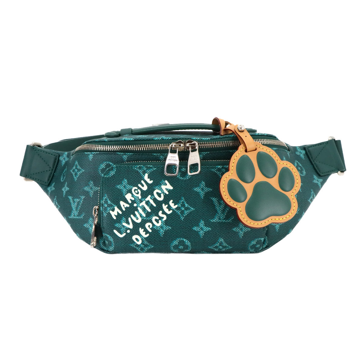 Monogram Heritage Rush Bumbag Crossbody Bag Green M12867