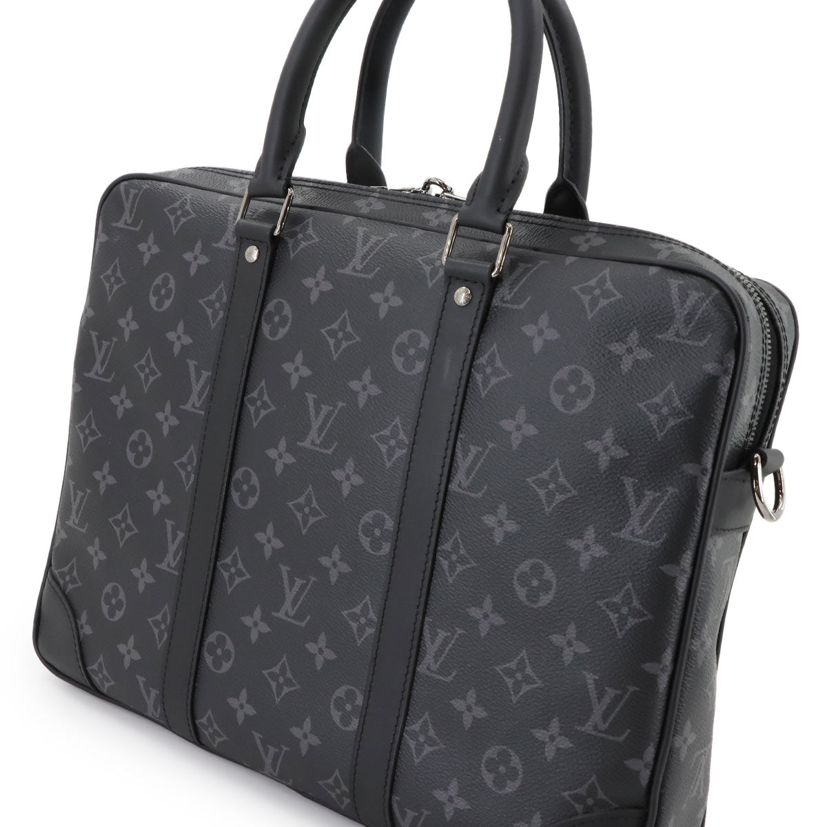 Monogram Eclipse Porte Documents Voyage PM Business Bag