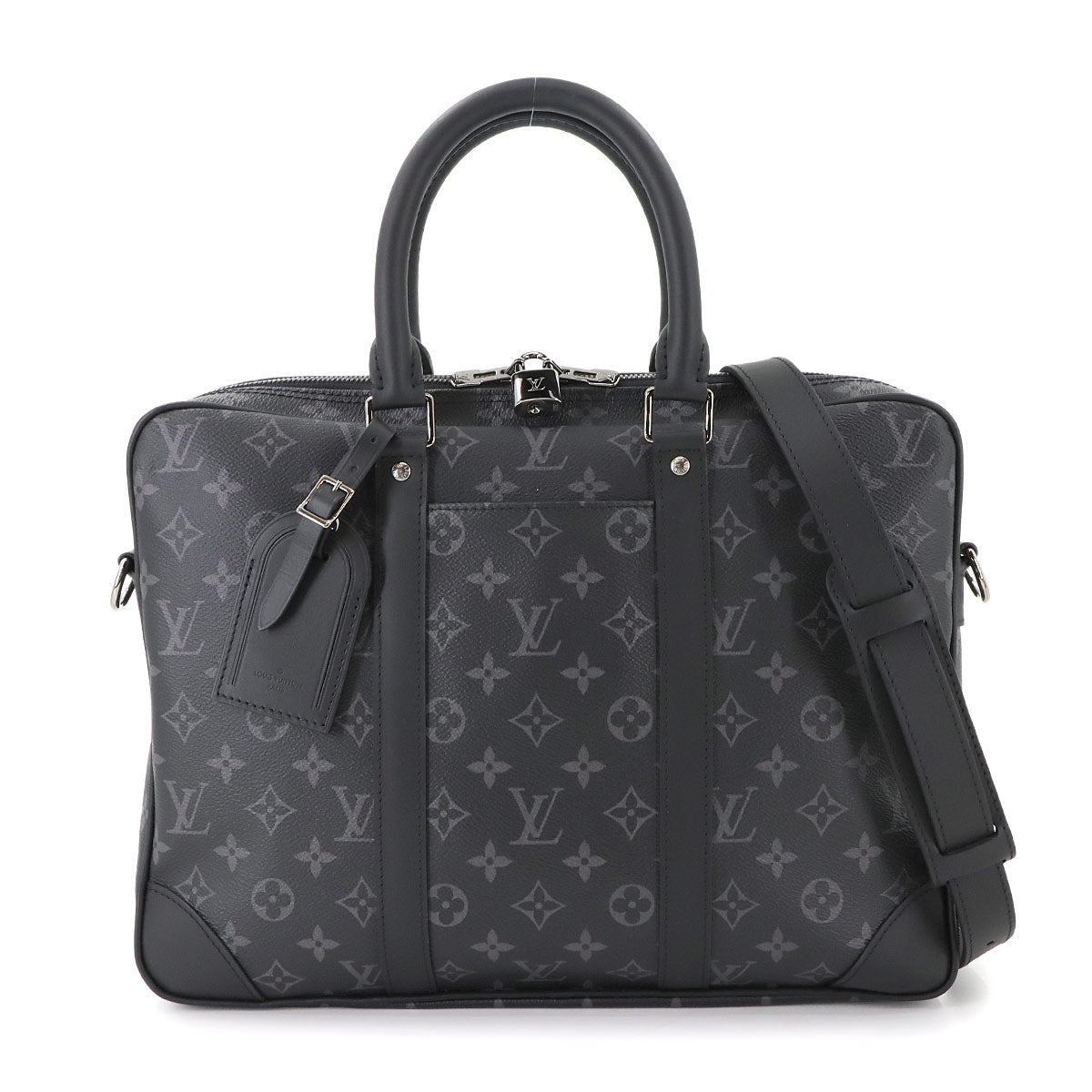 Monogram Eclipse Porte Documents Voyage PM Business Bag