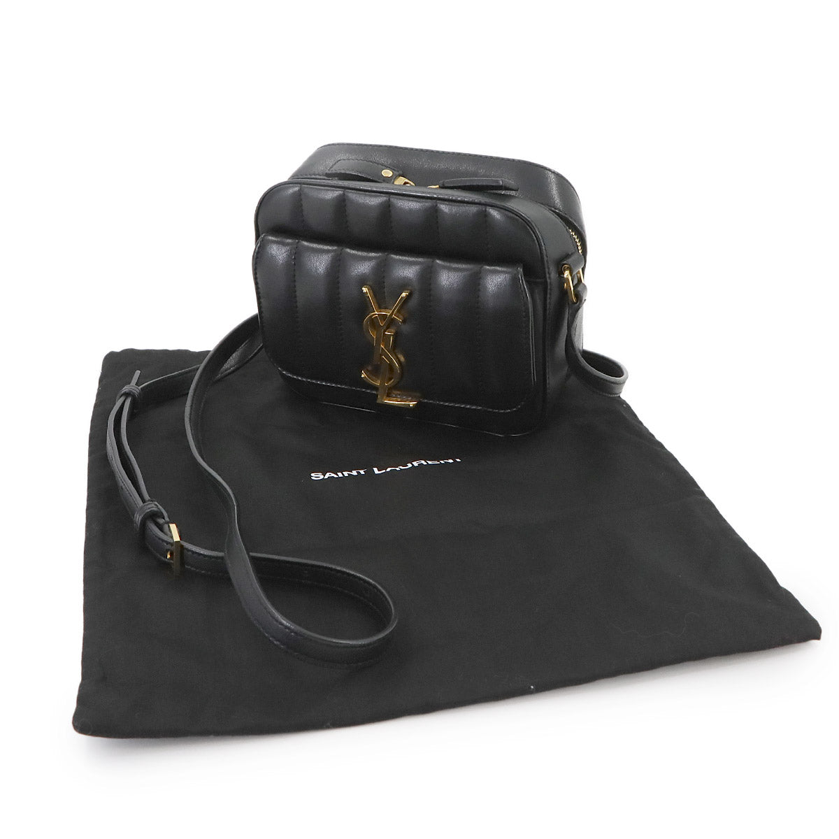 Shoulder Bag Leather Black 554075 Purse