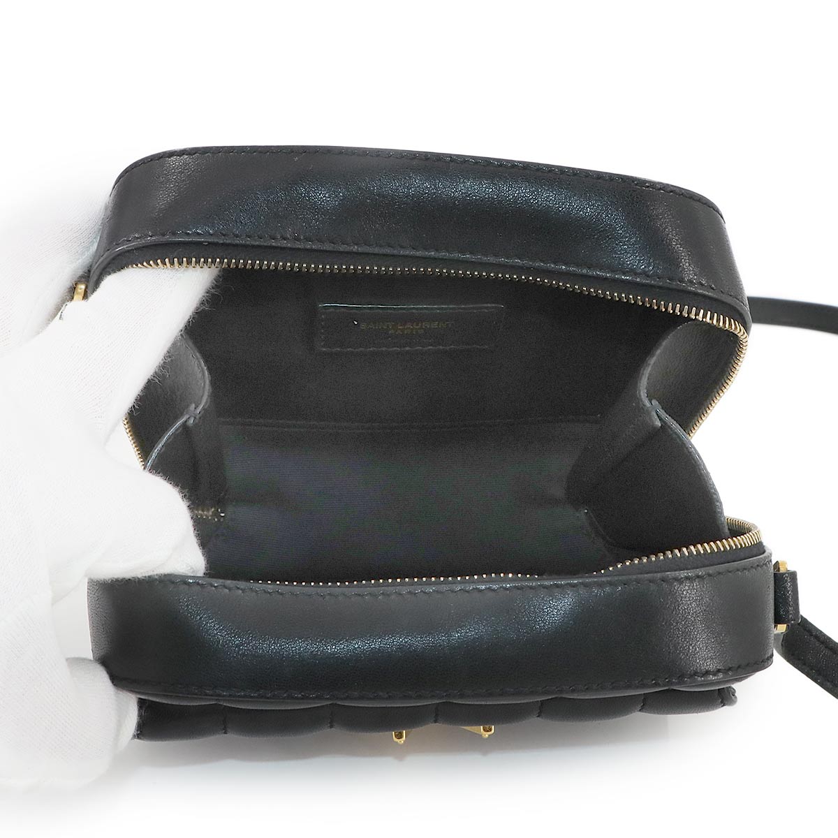 Shoulder Bag Leather Black 554075 Purse